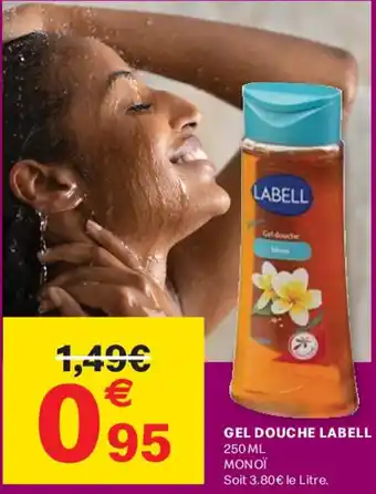 Leader Price Gel douche labell offre