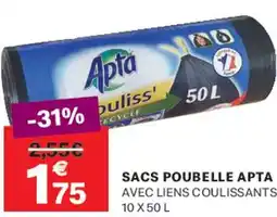 Leader Price Sacs poubelle apta offre