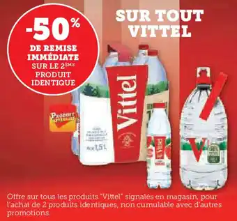 Hyper U Sur tout vittel offre