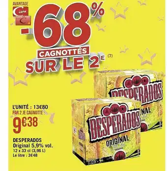 Desperados Original 5.9% Vol.