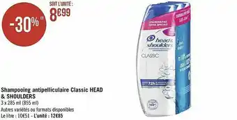 Géant Casino Shampooing Antipelliculaire Classic Head & Shoulders offre