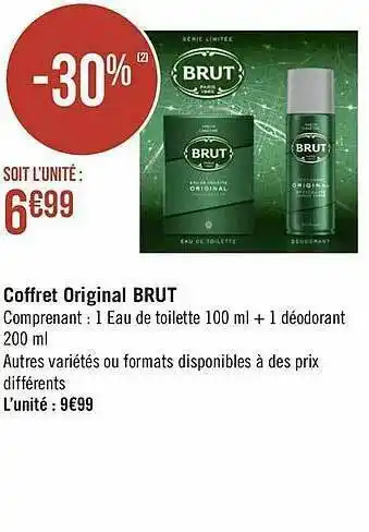 Géant Casino Coffret Original Brut offre