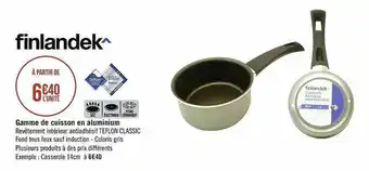 Géant Casino Gamme De Cuisson En Aluminium Finlandek^ offre