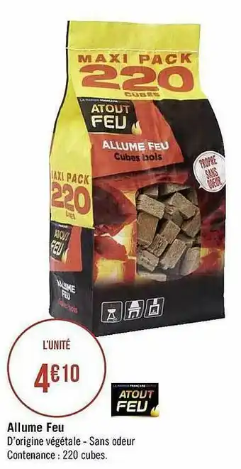 Géant Casino Allume Feu Atout Feu offre