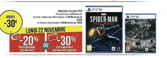 Géant Casino Sélection De Jeux Ps5 offre