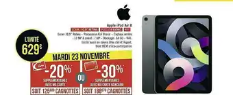 Géant Casino Apple IPad Air 8 offre
