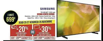 Géant Casino Tv Led 60 offre
