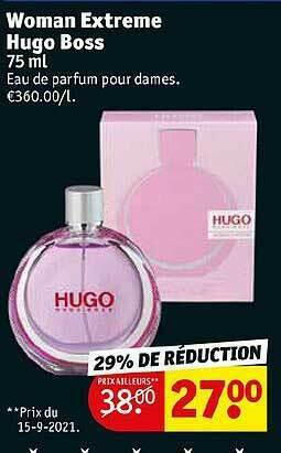 Promo Eau De Parfum Pour Dames Woman Extreme Hugo Boss chez Kruidvat