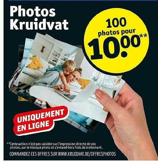 Promo Photos Kruidvat chez Kruidvat