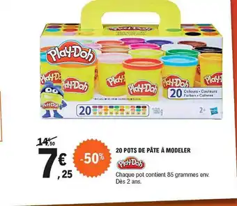 20 Pots De PĂąte Ă Modeler Play-doh