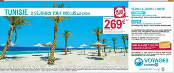 E.Leclerc Tunisie 2 S Séjours offre
