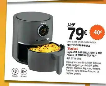 E.Leclerc Friteuse Peu D'huile Tefal offre