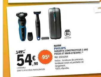E.Leclerc Rasoir Philips offre