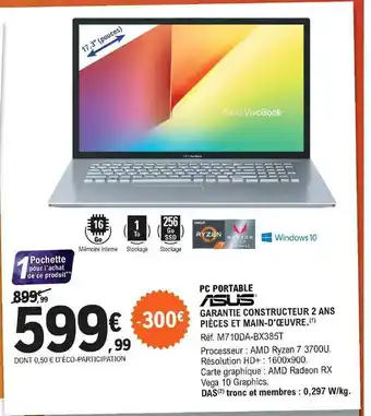 E.Leclerc Pc Portable Asus offre