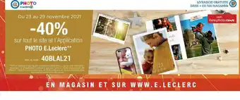 E.Leclerc Photo E.leclerc offre