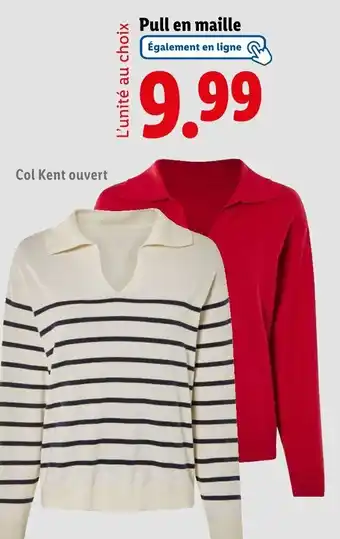 Lidl ESMARA Pull en maille offre