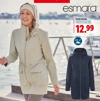 Lidl ESMARA Parka femme offre