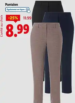 Lidl ESMARA Pantalon offre