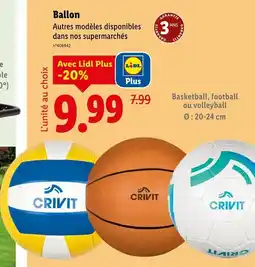 Lidl CRIVIT Ballon offre