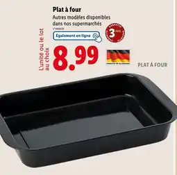 Lidl Plat à four offre