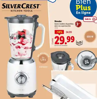 Lidl SILVERCREST® Blender offre