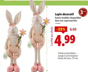 Lidl Lapin décoratif offre