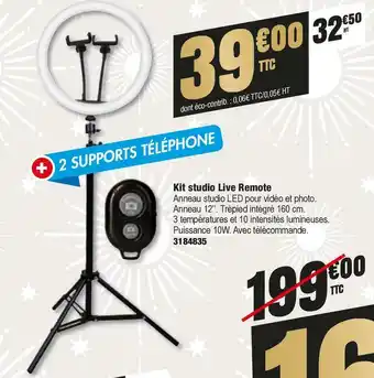 Kit studio live remote