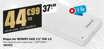 Plein ciel Disque dur memory case 2.5” usb 3.0 offre