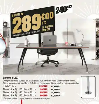 Plein ciel Gamme flexi offre