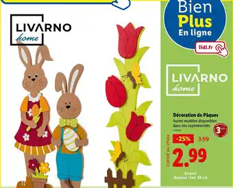 Lidl LIVARNO HOME Décoration de Pâques offre