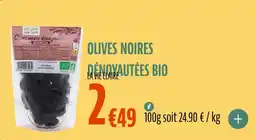 La Vie Claire Olives noires rénovautées bio offre