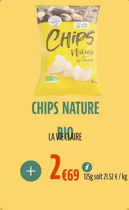 La Vie Claire Chips nature bio offre