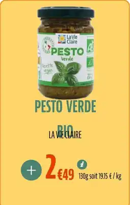 La Vie Claire Pesto verde bio offre