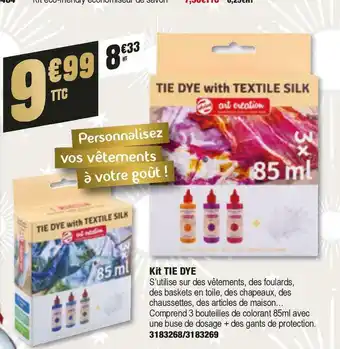 Plein ciel Kit tie dye offre