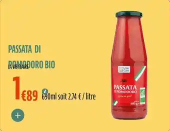 La Vie Claire Passata di romodoro bio offre