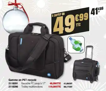 Plein ciel Gamme en pet recyclé offre