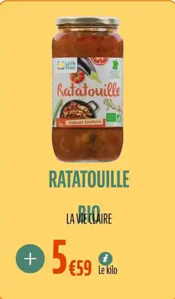 La Vie Claire Ratatouille bio offre