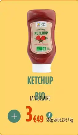 La Vie Claire Ketchup bio offre