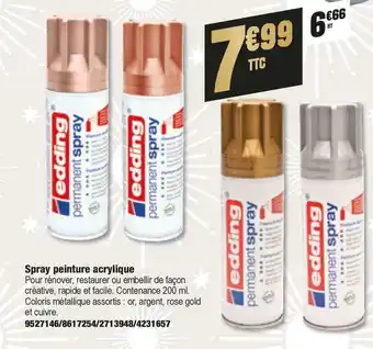 Plein ciel Spray peinture acrylique offre