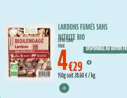 La Vie Claire Lardons fumés sans nitrite bio offre