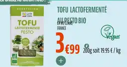 La Vie Claire Tofu lactofermenté aupesto bio offre