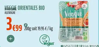 La Vie Claire Veggie orientales bio offre