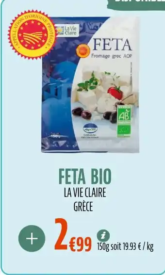 La Vie Claire Feta bio offre