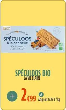 La Vie Claire Spéculoos bio offre