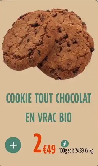 La Vie Claire Cookie tout chocolat en vrac bio offre