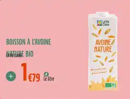 La Vie Claire Boisson à l'avoine nature bio offre