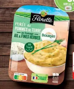 G20 FLORETTE Purée de Pommes de Terre au Fromage Boursin Ail & Fines Herbes offre