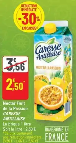 G20 CARESSE ANTILLAISE Nectar Fruit de la Passion offre