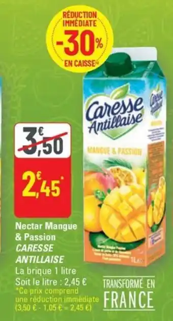 G20 CARESSE ANTILLAISE Nectar Mangue & Passion offre