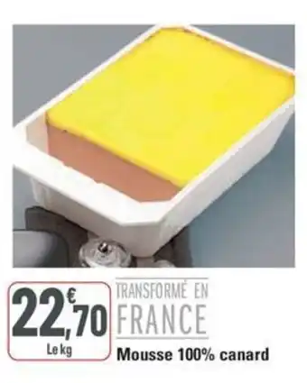 G20 Mousse 100% canard offre